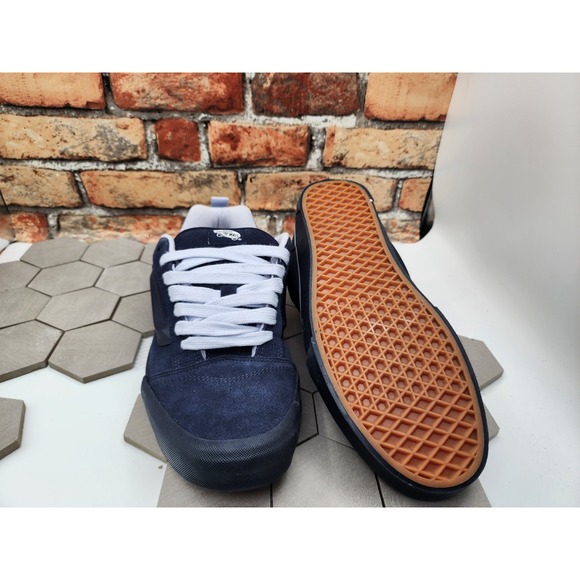 Vans‎ Utility Mono Knu Skool Skate Men Sz 13 Sneakers Shoes Navy Blue - Picture 10 of 13